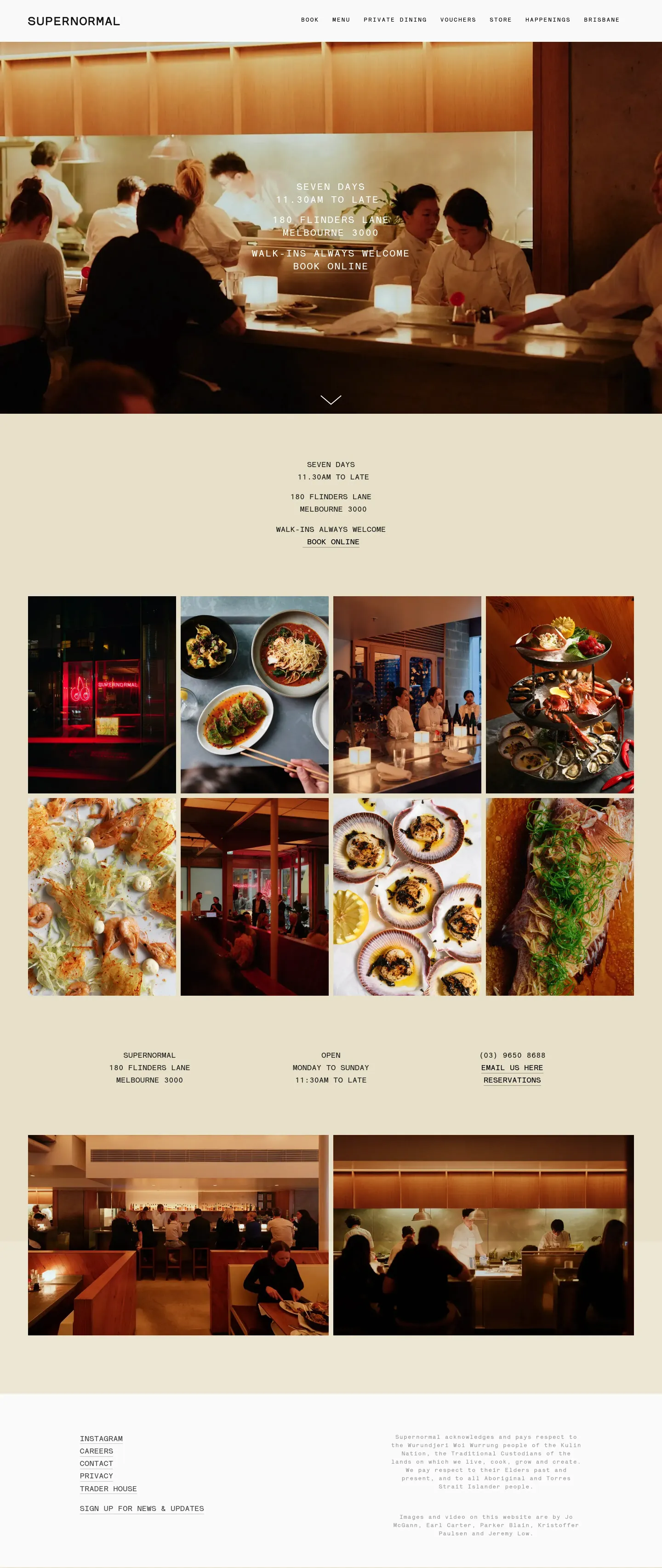 Homepage of Supernormal