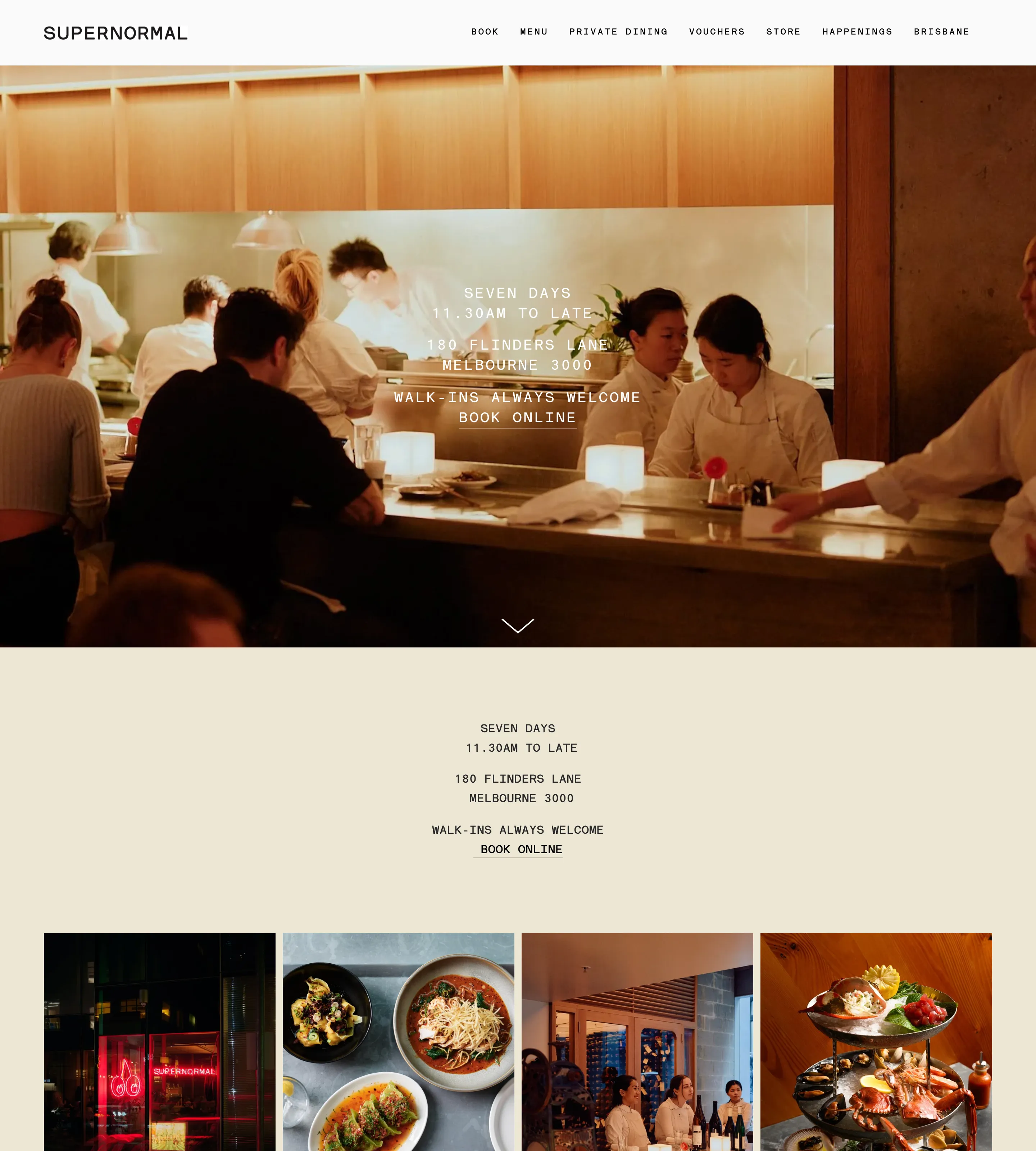 Homepage of Supernormal