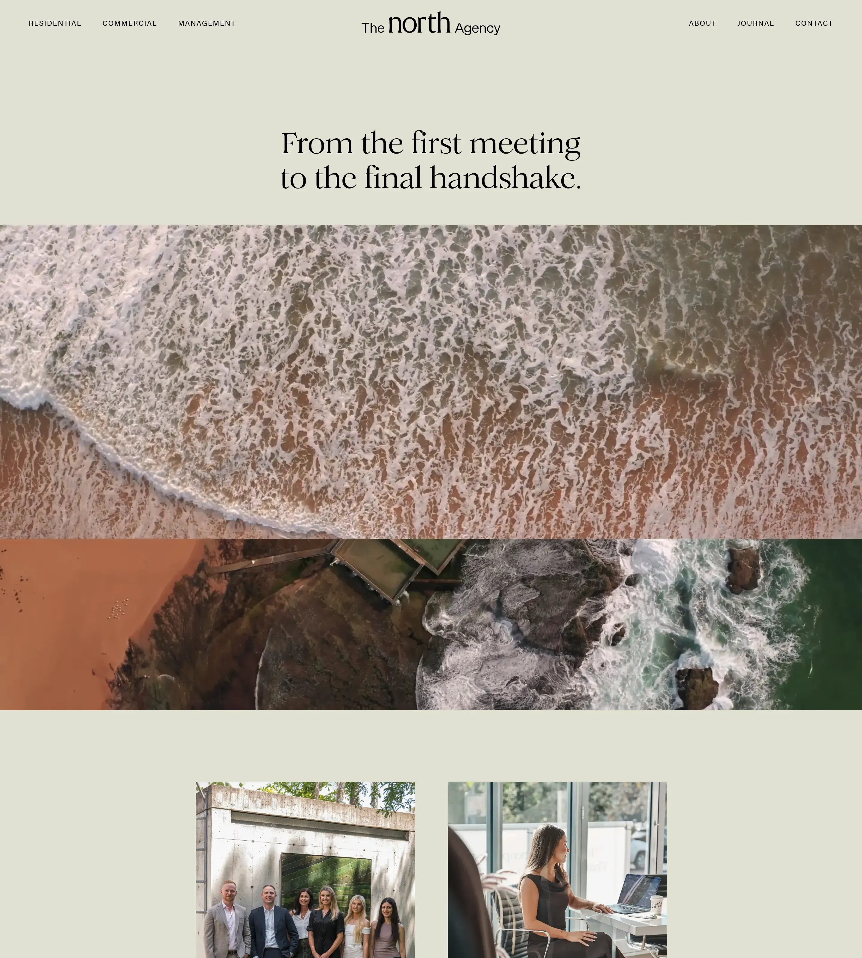 Homepage of The North Agency