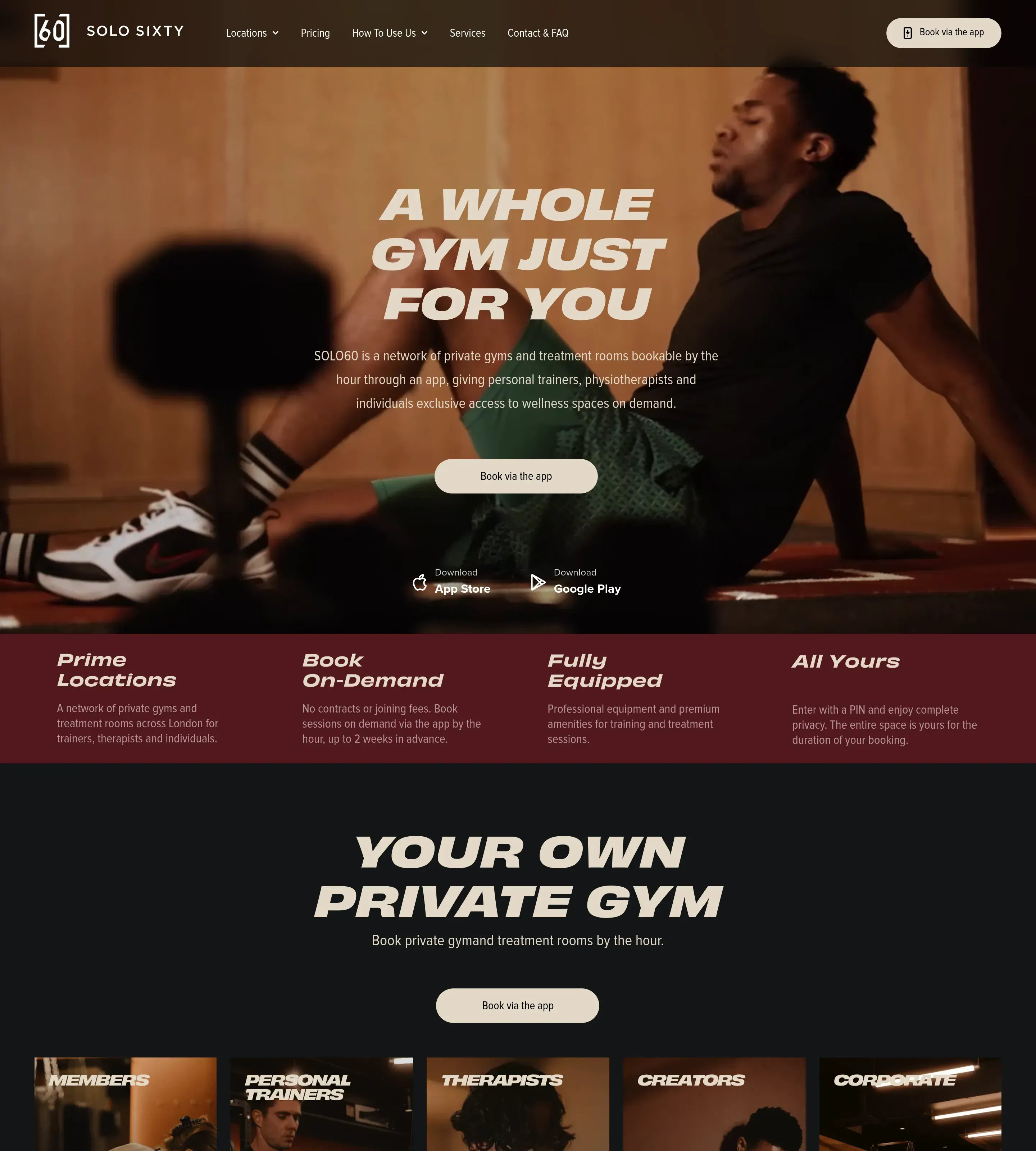 Homepage of SOLO SIXTY