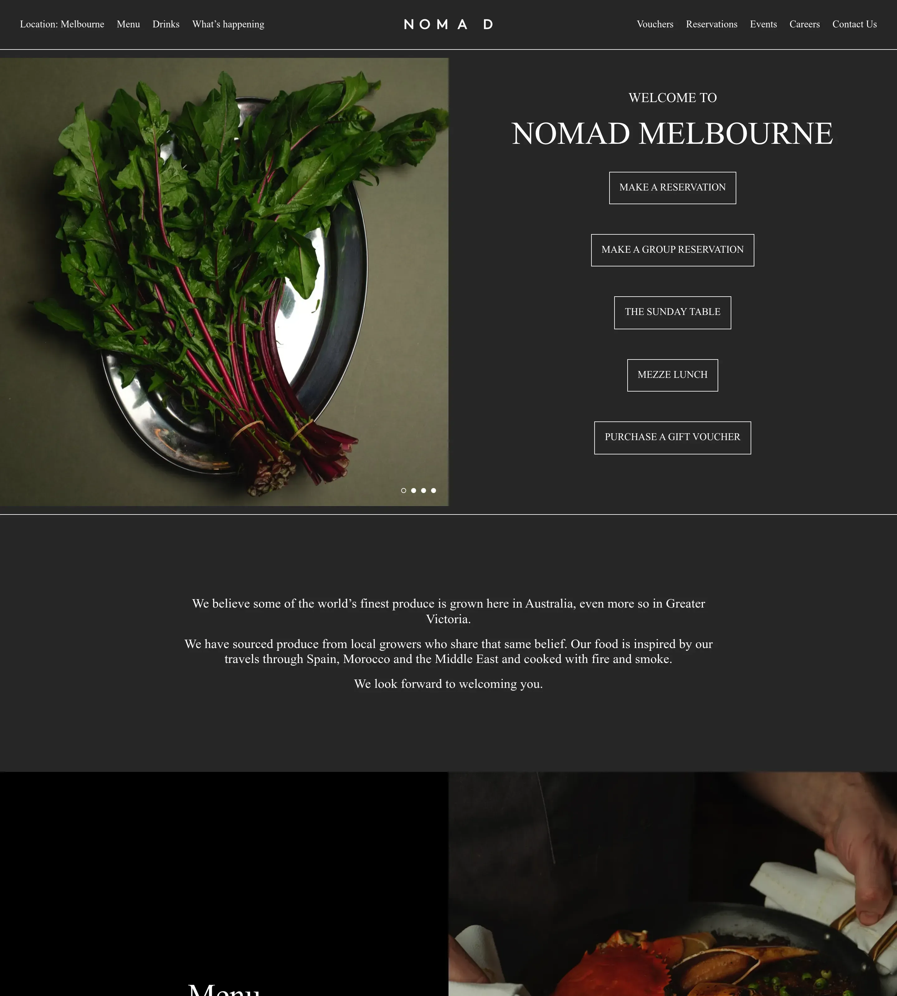 Homepage of NOMAD