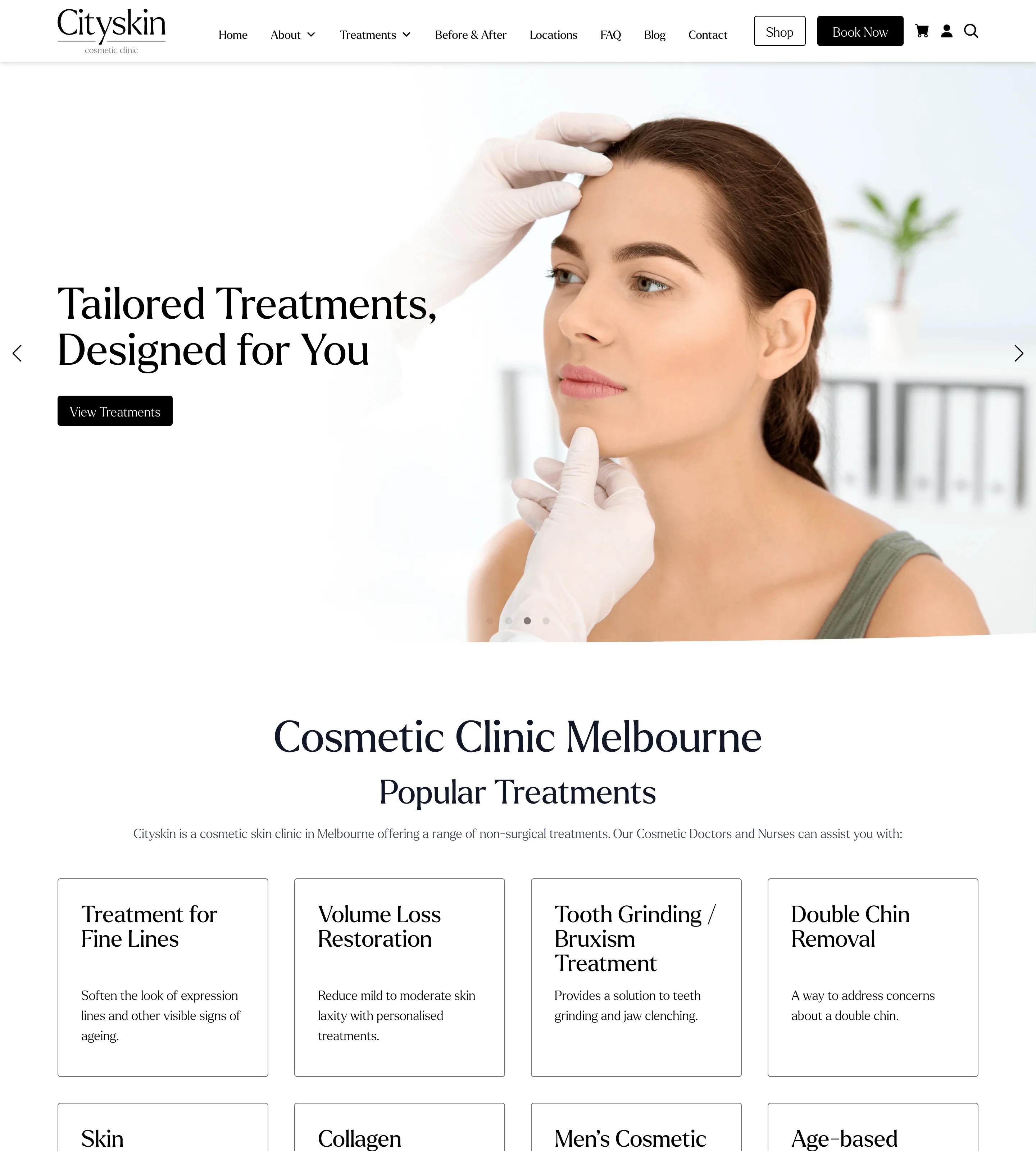 Homepage of Cityskin Cosmetic Clinic