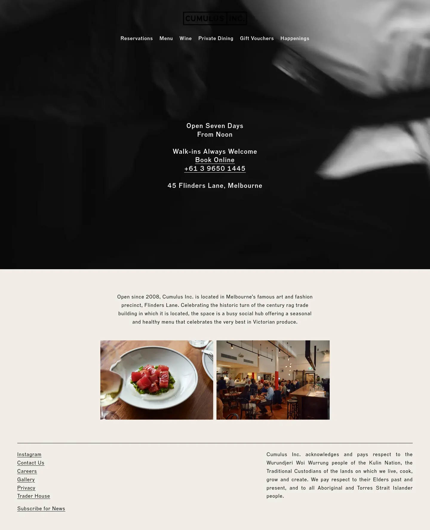 Homepage of Cumulus Inc.