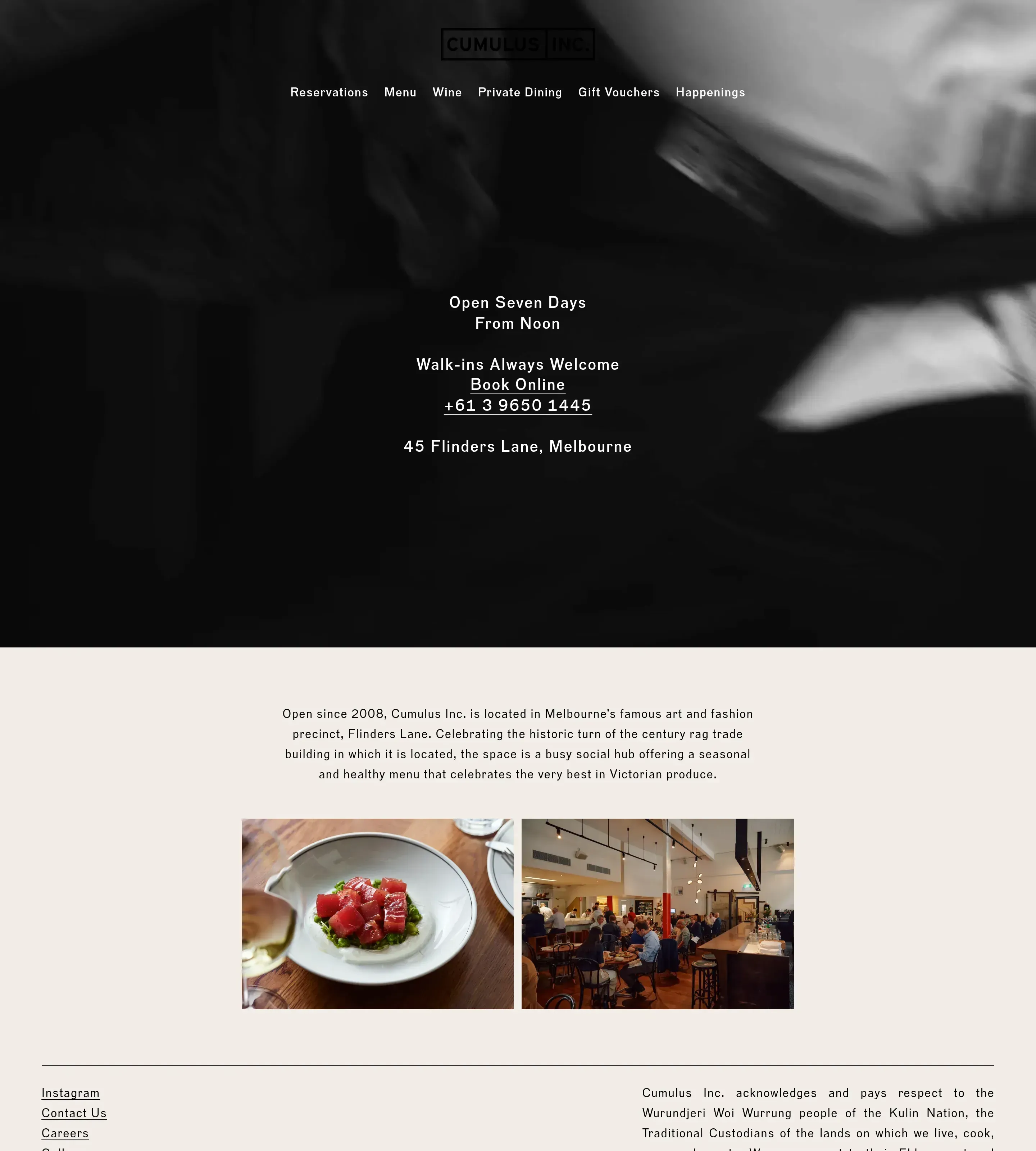 Homepage of Cumulus Inc.