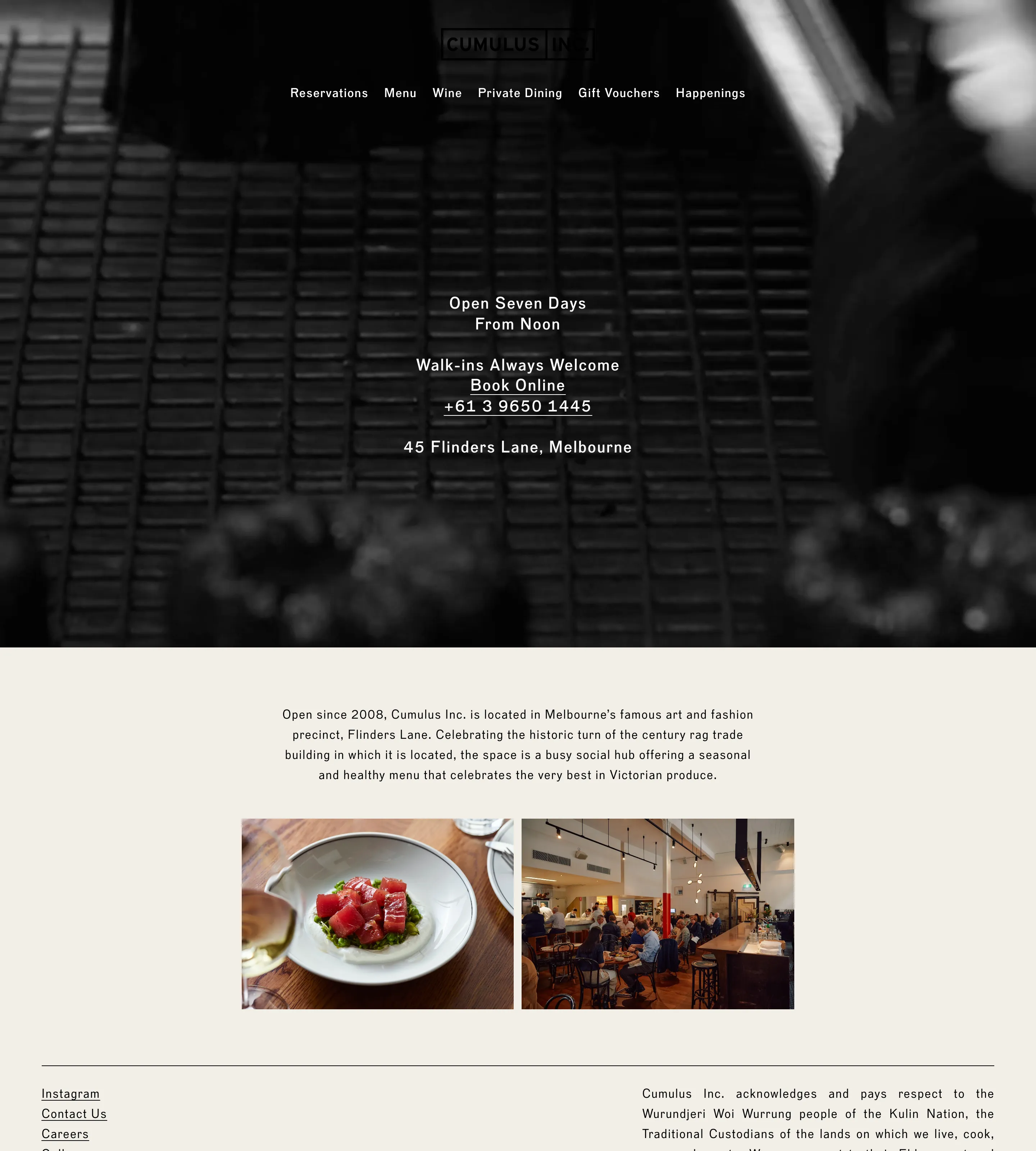 Homepage of Cumulus Inc.