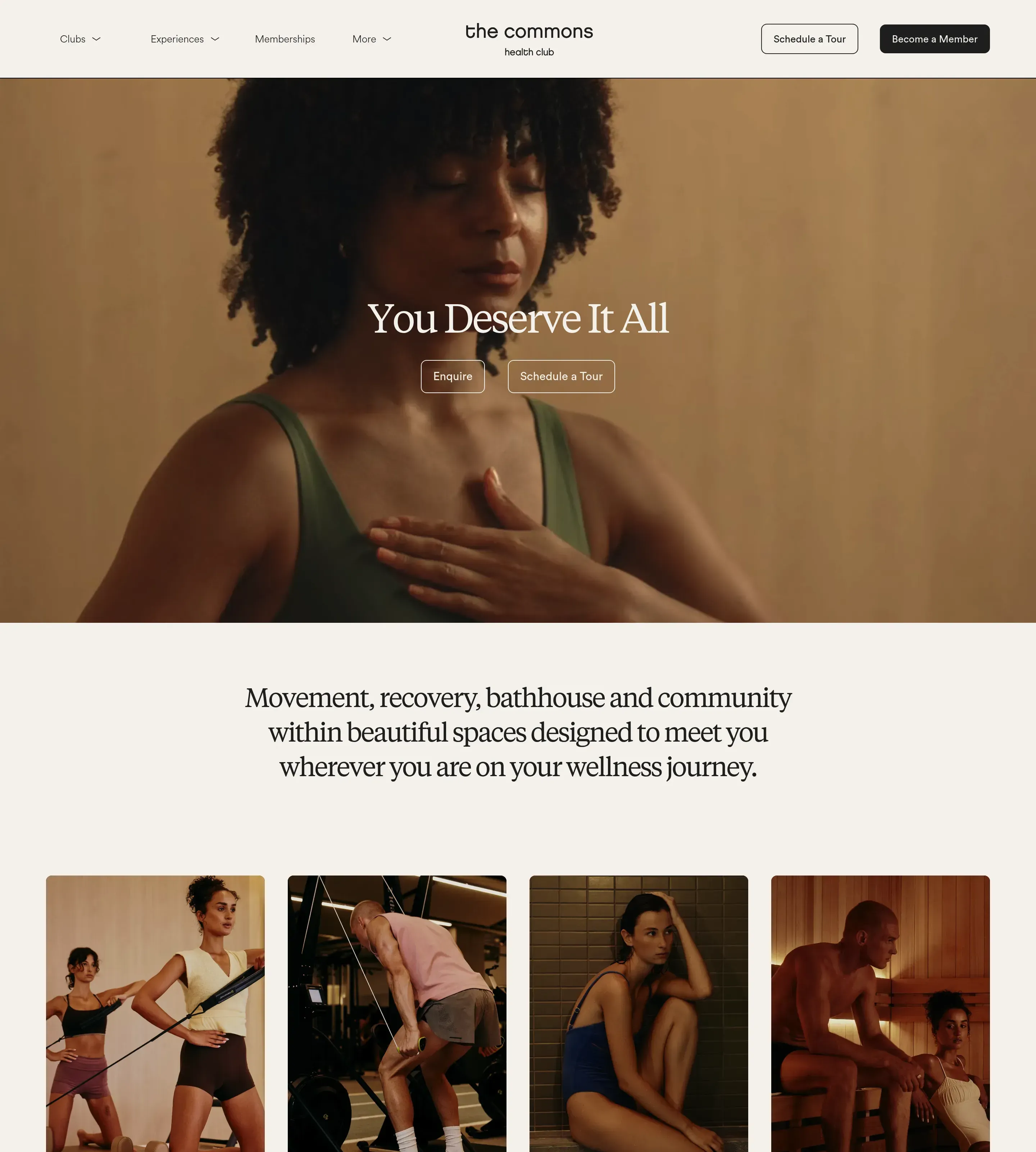 Homepage of The Commons