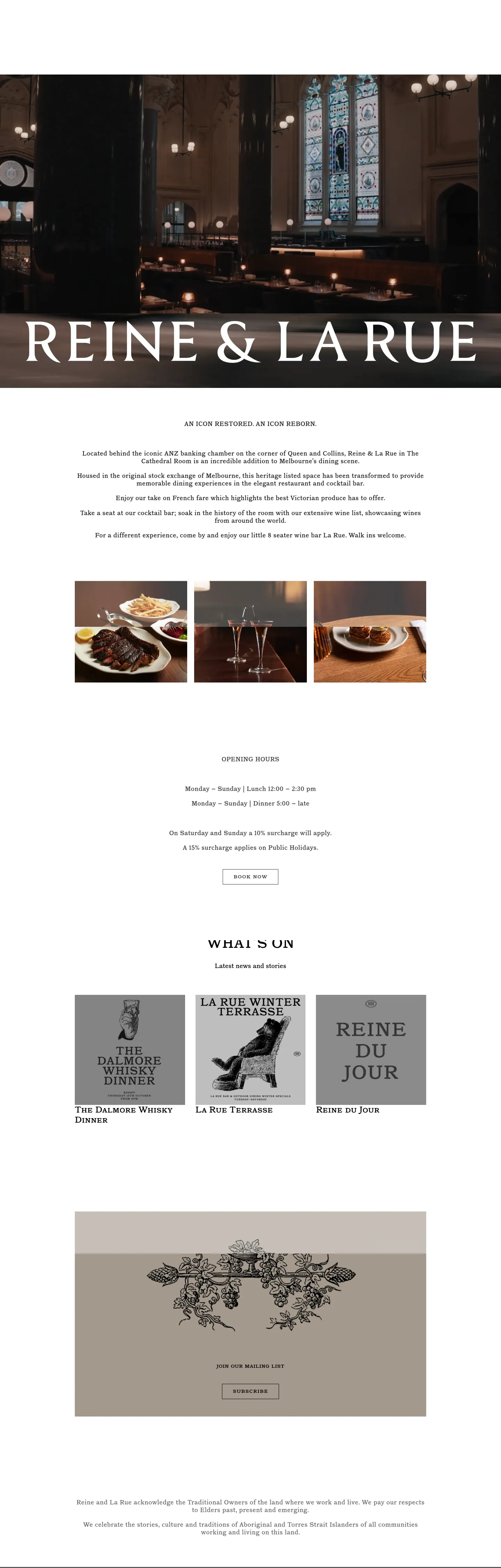 Homepage of Reine & Larue