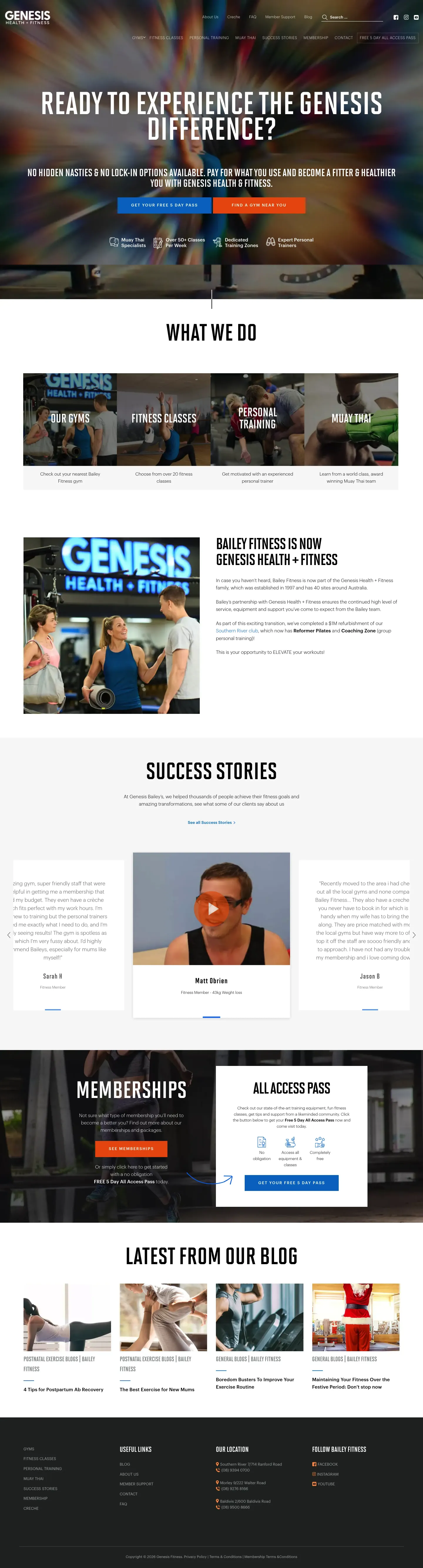 Homepage of GENESIS