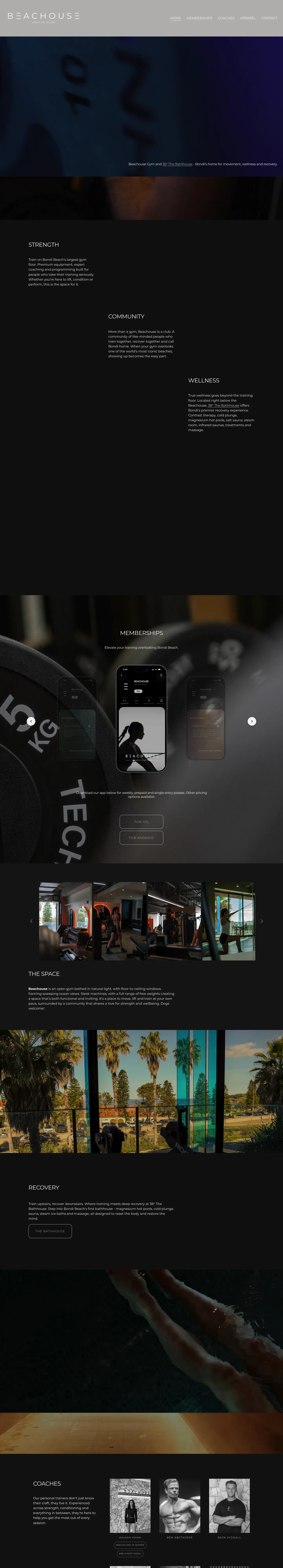 Homepage of BEACHHOUSE BONDI