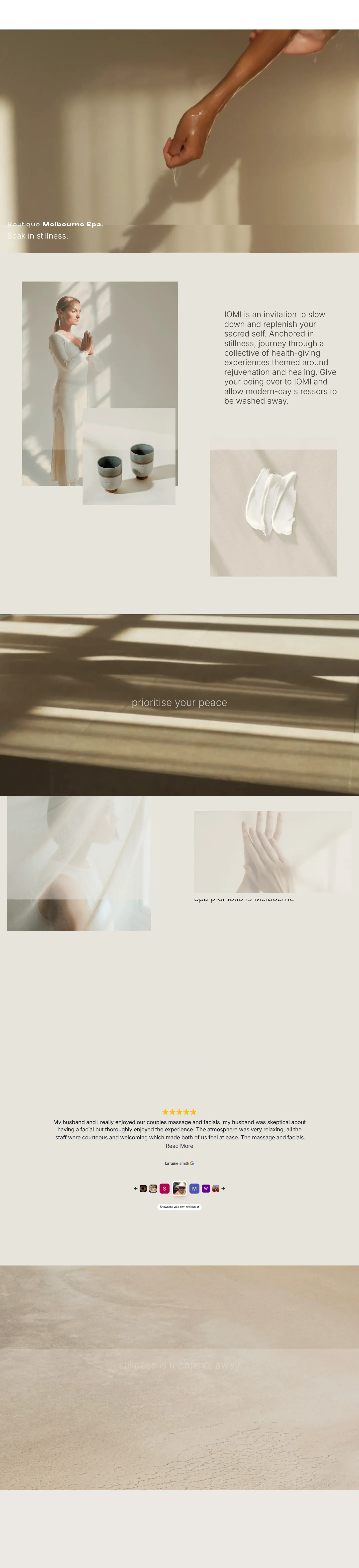 Homepage of IOMI