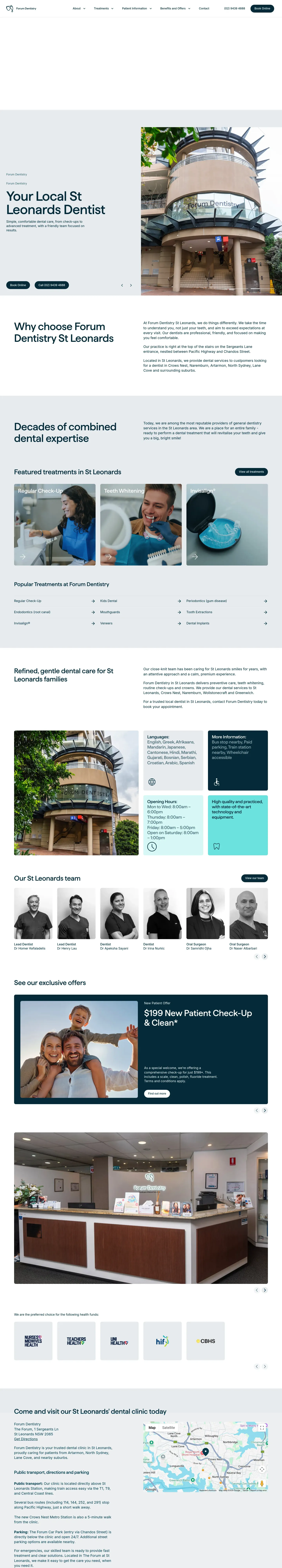 Homepage of Forum Dentistry